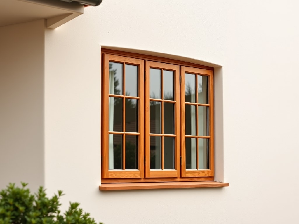 Pose de fenêtres bois sur une maison vendéenne